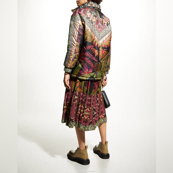 Farm Rio Tropical Rauti Reversible Puffer Jacket - Picture 12 of 12